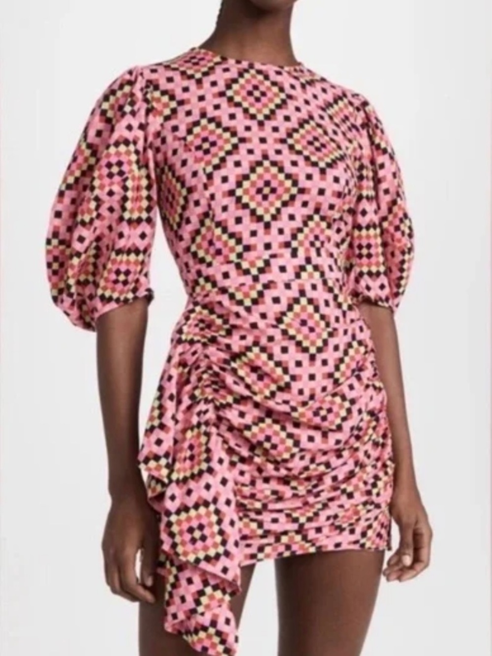 NWT RHODE Pia Dress In Diamond Sunset Size: 12